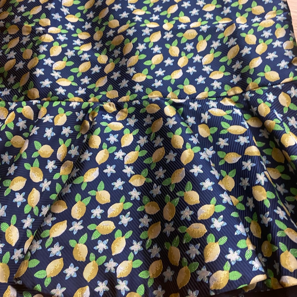 NWT J. CREW Lemon Jacquard Ruffle Hem Skirt - Picture 9 of 12